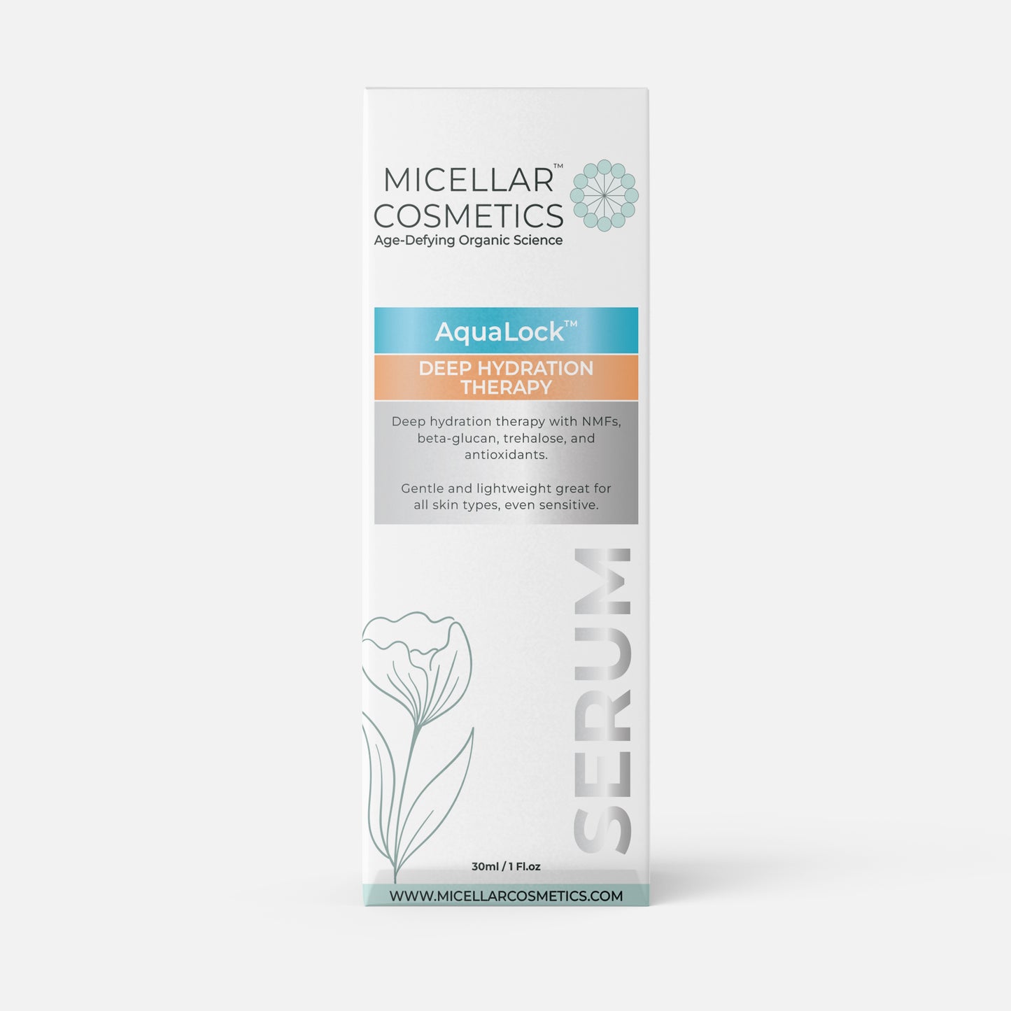 Micellar Cosmetics™ AquaLock Serum – Deep Hydration Serum 30ml