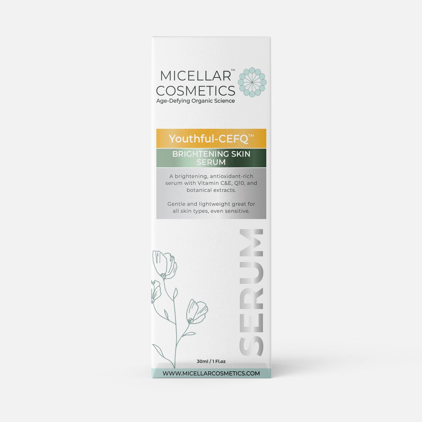 Youthful CEFQ Serum Bottle – 30ML