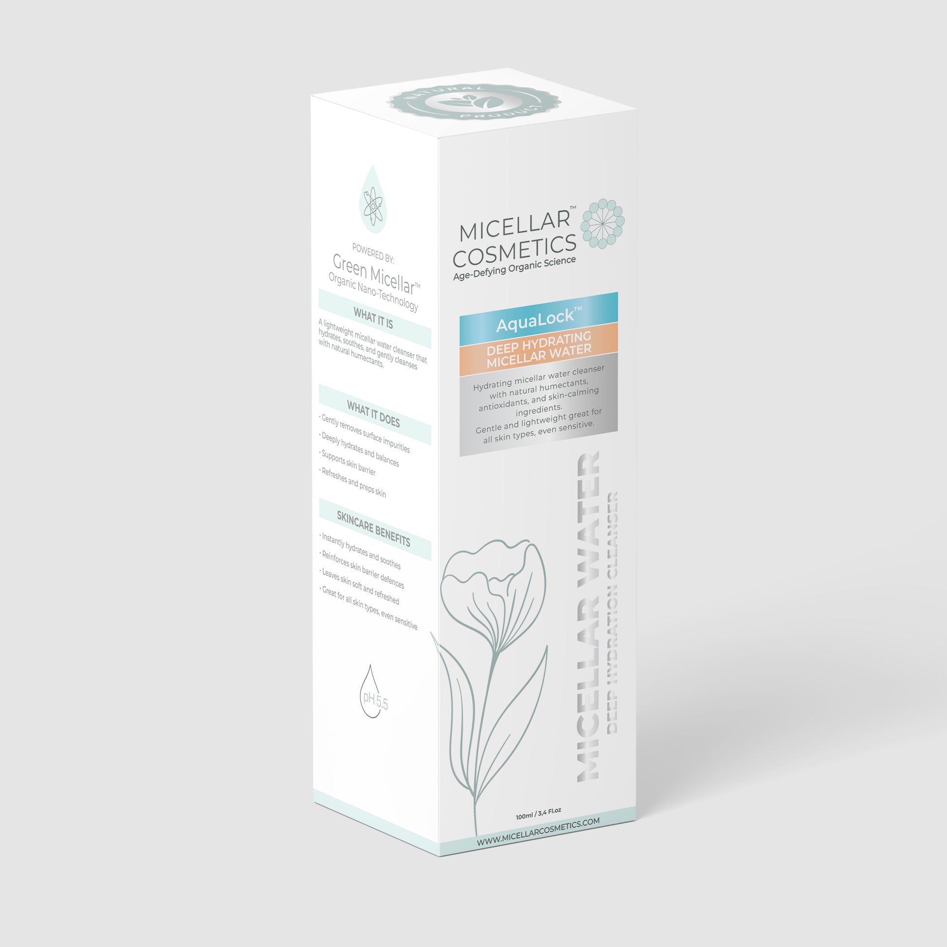 Aqualock micellar water box 100M