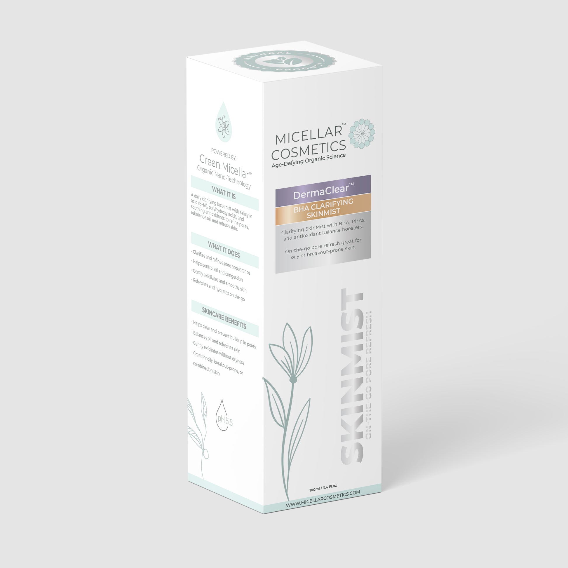 Derma Clear BHA Skin Mist Box – 100ML