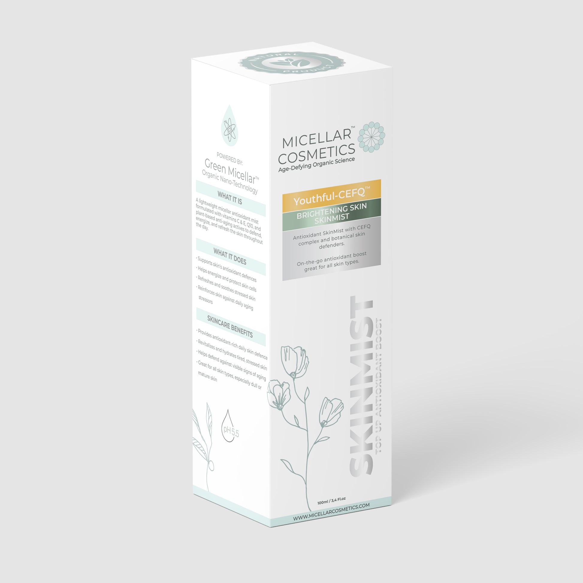 Youthful CEFQ Skin Mist Box – 100ML