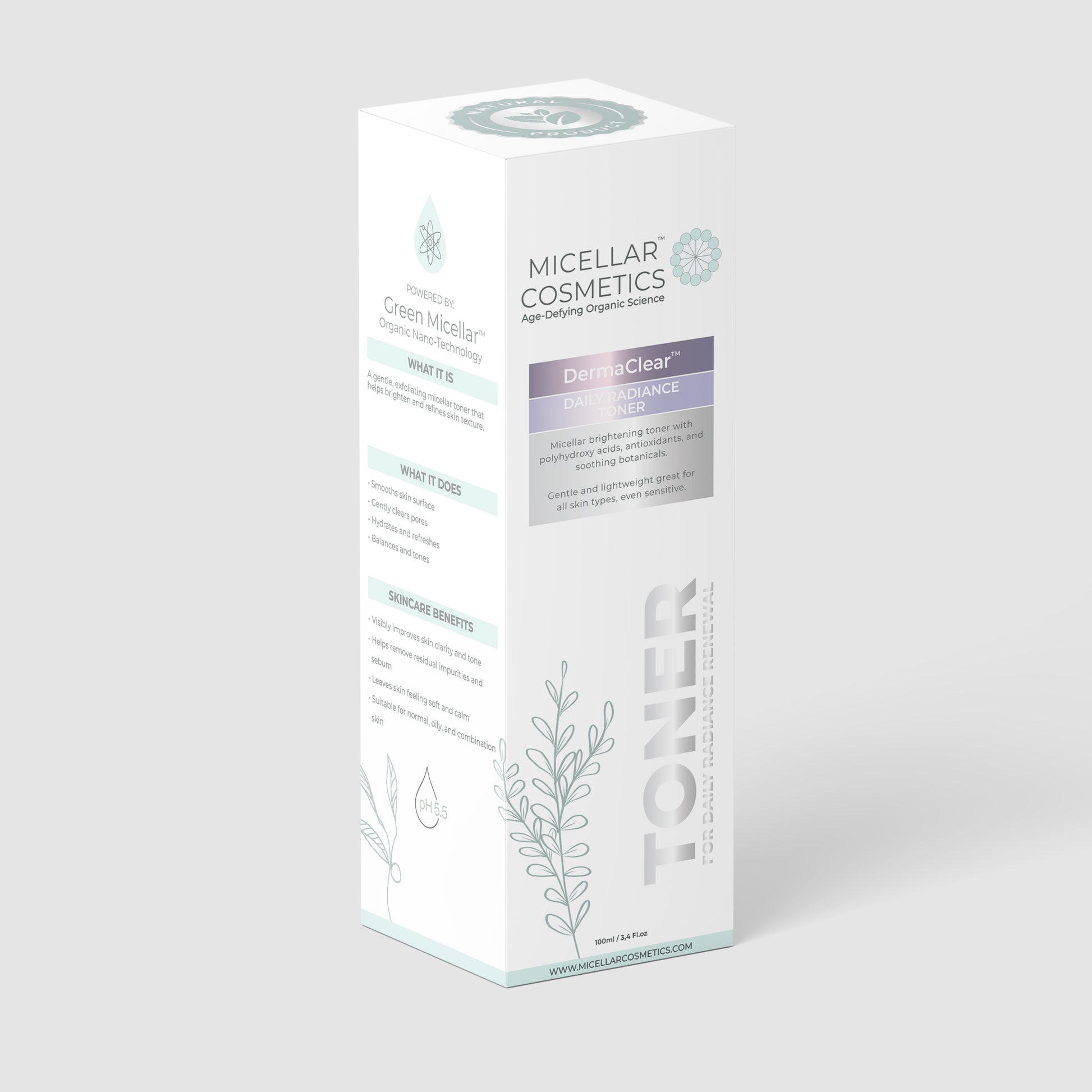 Derma Clear DRT Toner Box – 100ML