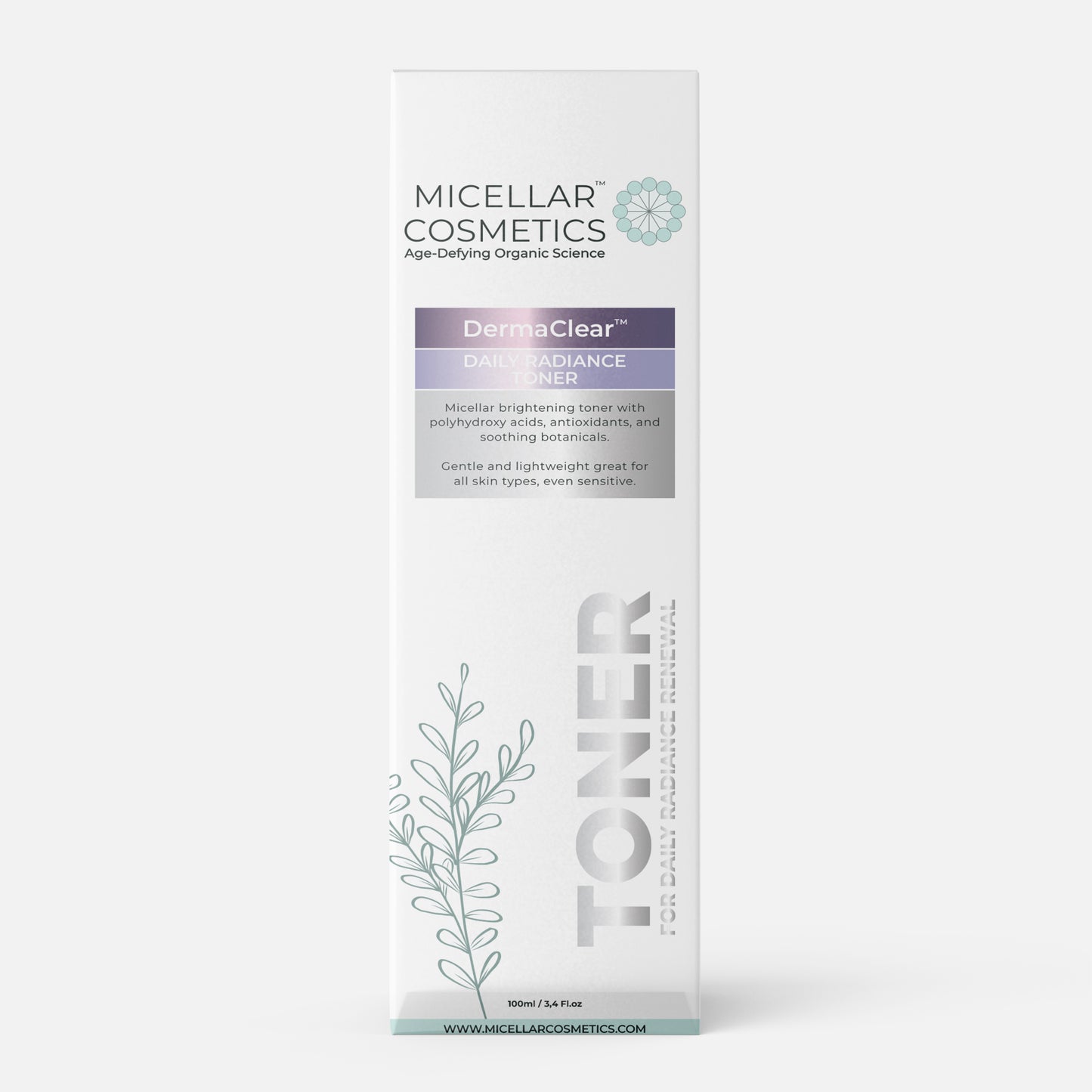 Derma Clear DRT Toner Bottle – 100ML