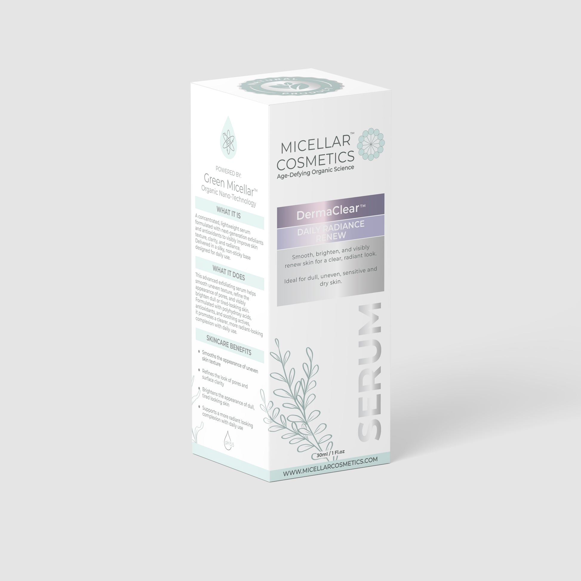 Derma Clear DRR Serum Bottle – 30ML