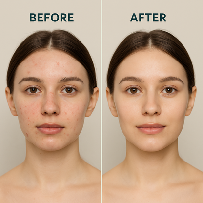 Derma Clear BHA Micellar Water – Single Before and After Image