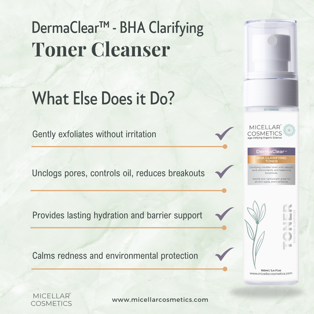 Derma Clear BHA Micellar Water – What Else It Does Graphic