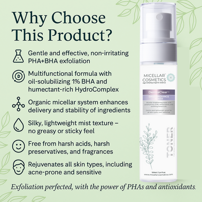 Derma Clear DRT Micellar Water – Why Choose This Product Graphic
