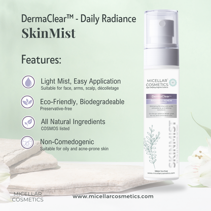 Derma Clear RRS Skin Mist – Features Graphic