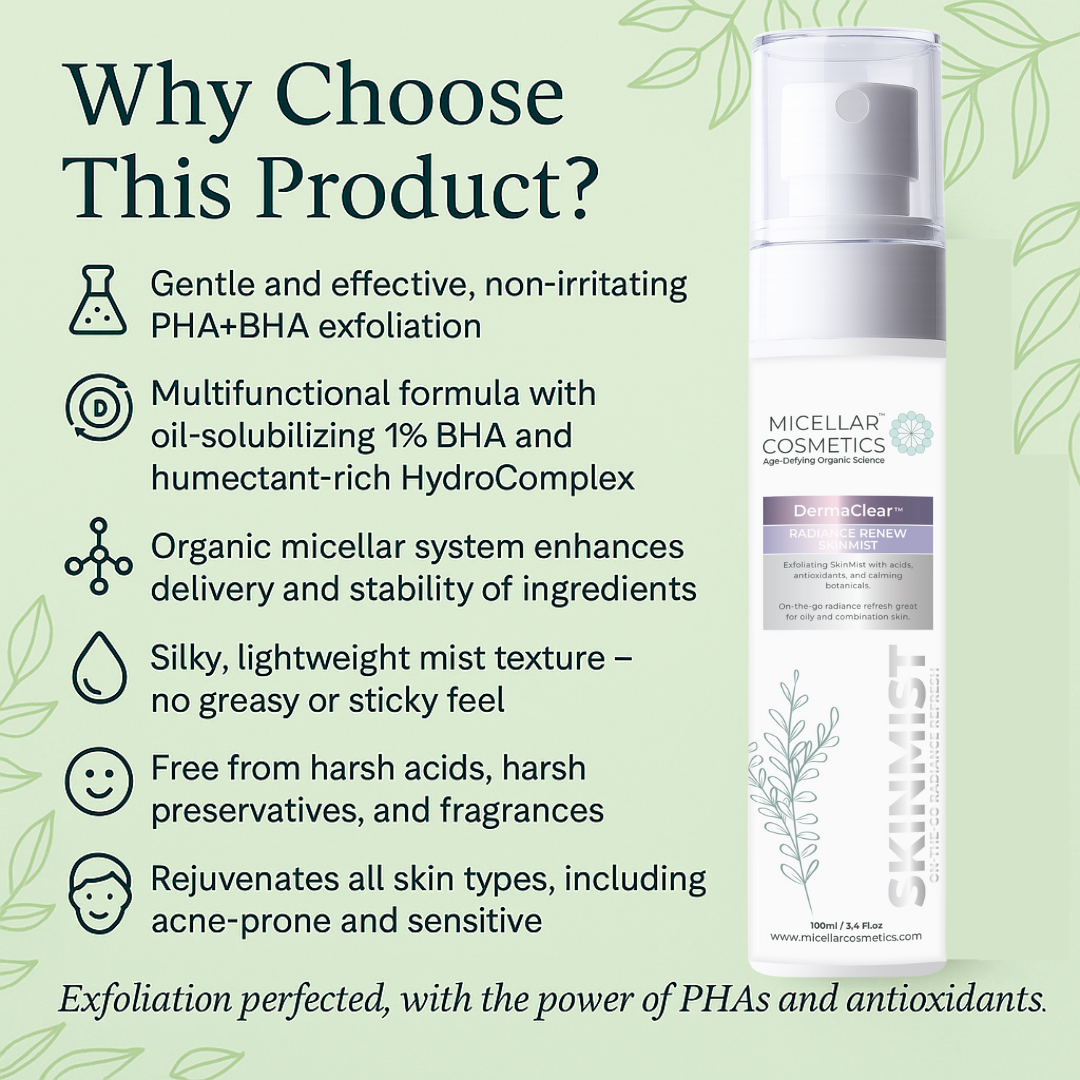 Derma Clear RRS Skin Mist – Why Choose This Product Graphic
