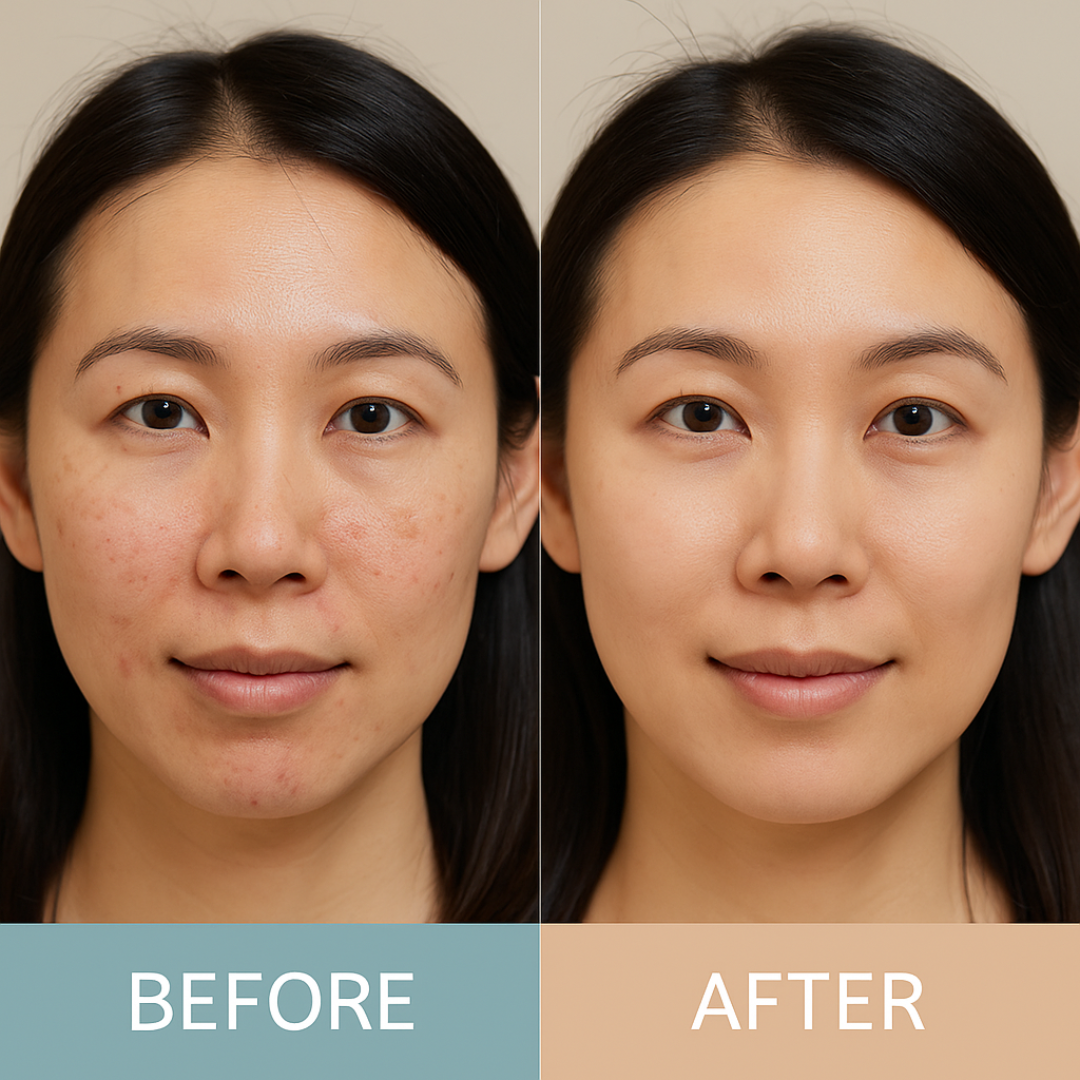 Derma Clear DRR Serum – Single Before and After Result