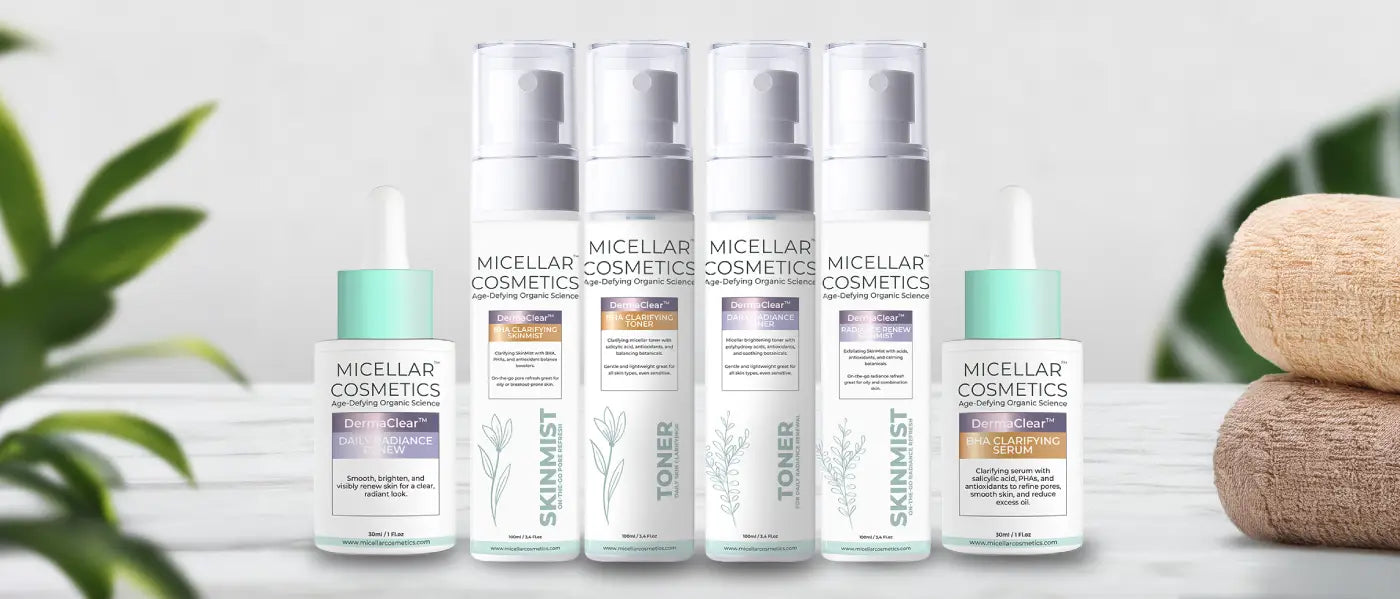 DermaClear Skincare Desktop Banner
