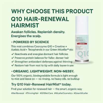 Q10 Hydrating Mist – Why Choose This Product Graphic