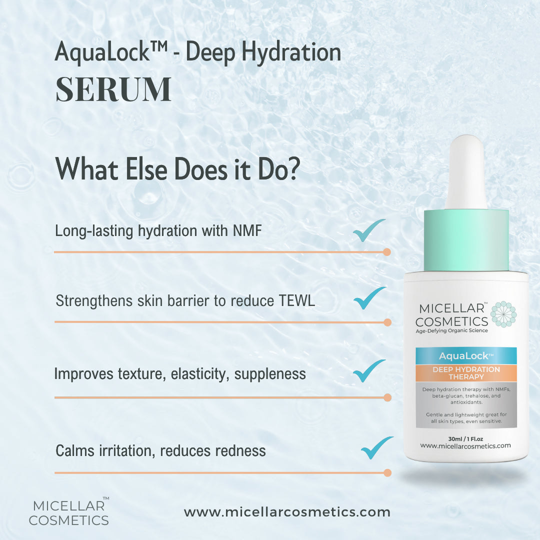 Micellar Cosmetics™ AquaLock Serum – Deep Hydration Serum 30ml