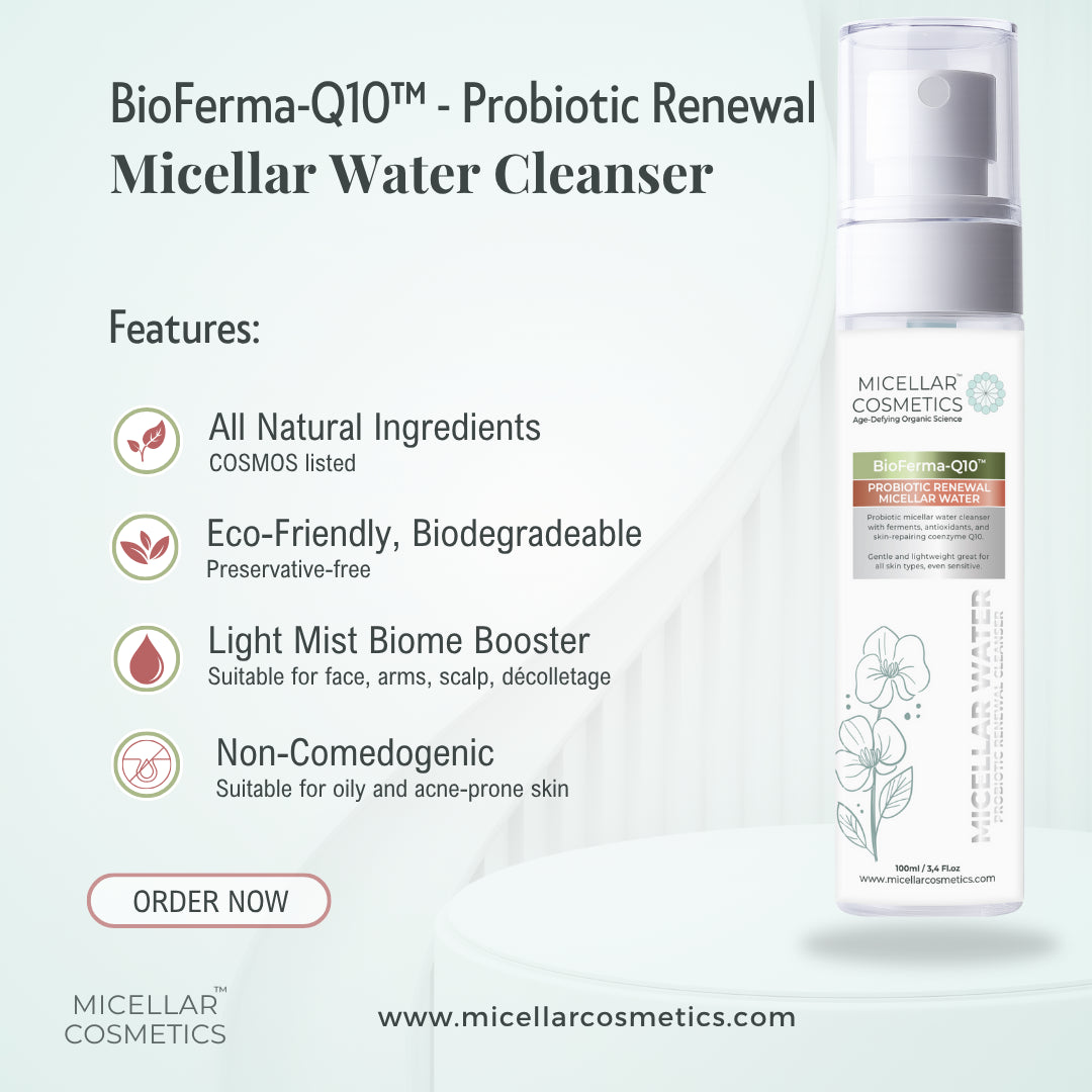Micellar Cosmetics™ BioFerma Micellar Water – Probiotic Cleansing Water 200ml