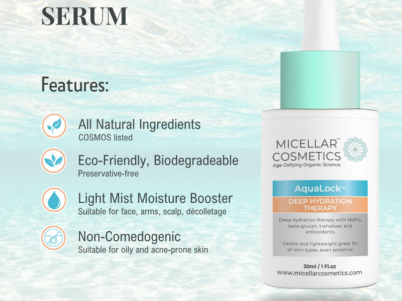 Micellar Cosmetics™ AquaLock Serum – Deep Hydration Serum 30ml