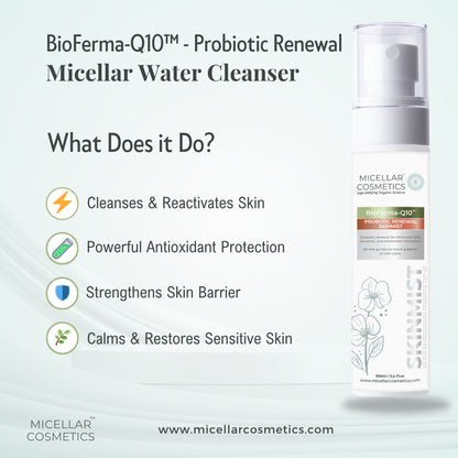Micellar Cosmetics™ BioFerma Micellar Water – Probiotic Cleansing Water 200ml