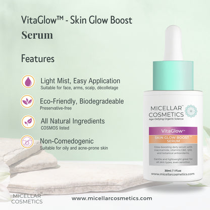 Micellar Cosmetics™ VitaGlow Serum – Radiance Boosting Serum 30ml