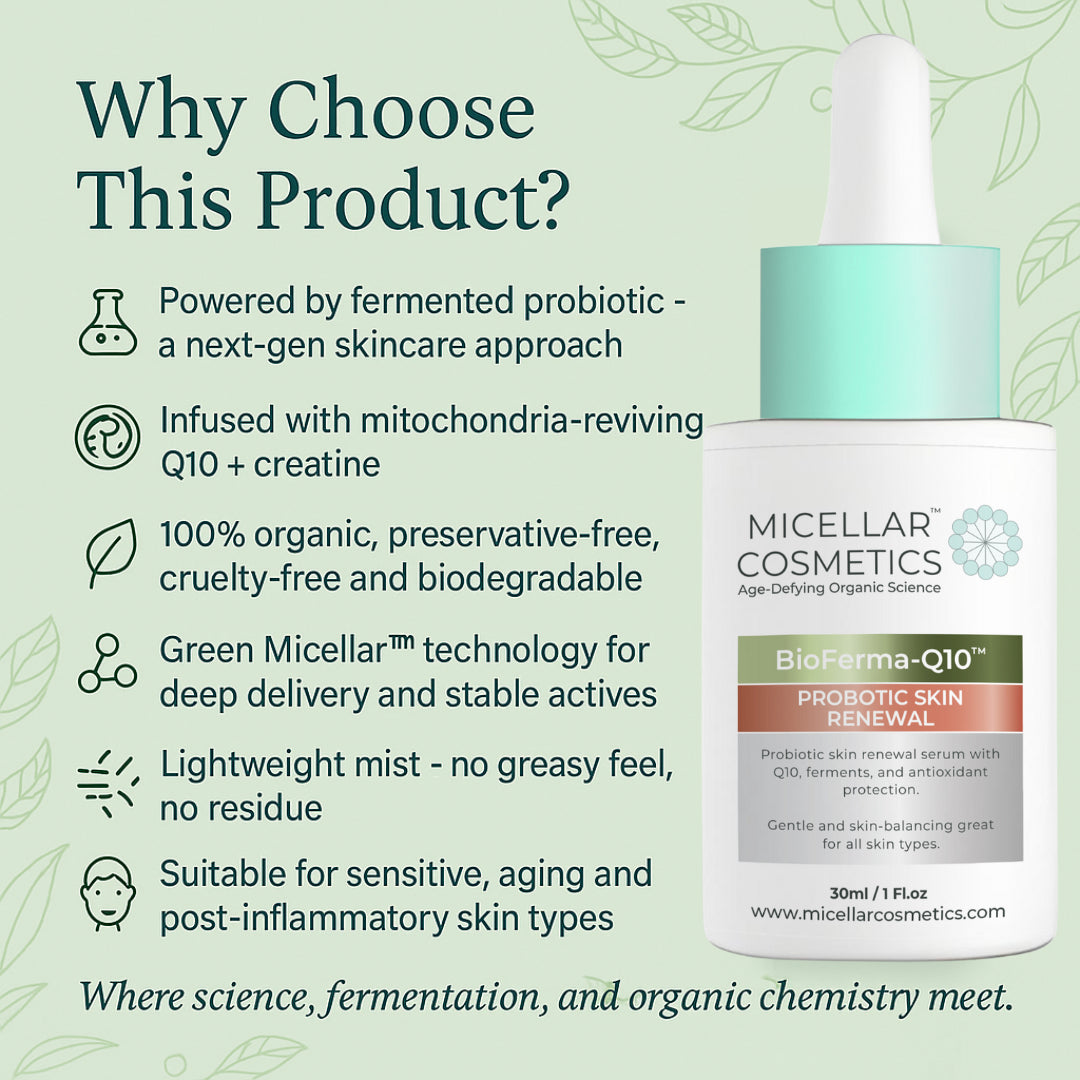 Micellar Cosmetics™ BioFerma Serum – Fermented Probiotic Serum 30ml