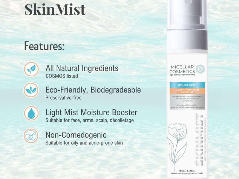 Micellar Cosmetics™ AquaLock SkinMist – Hydrating Moisture Mist 100ml