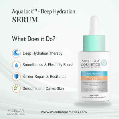 Micellar Cosmetics™ AquaLock Serum – Deep Hydration Serum 30ml
