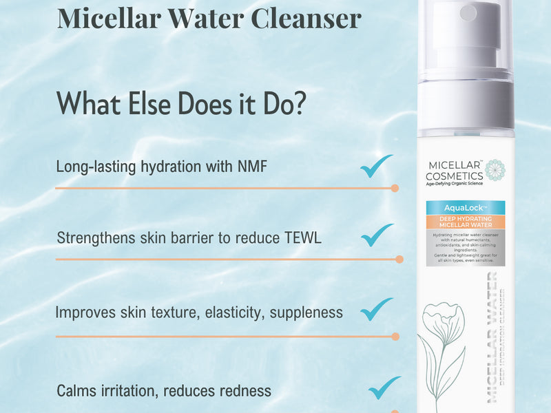 Micellar Cosmetics™ AquaLock Micellar Water – Hydrating Makeup Remover 200ml