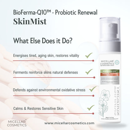 Micellar Cosmetics™ BioFerma SkinMist – Probiotic Skin Strengthening Mist 100ml