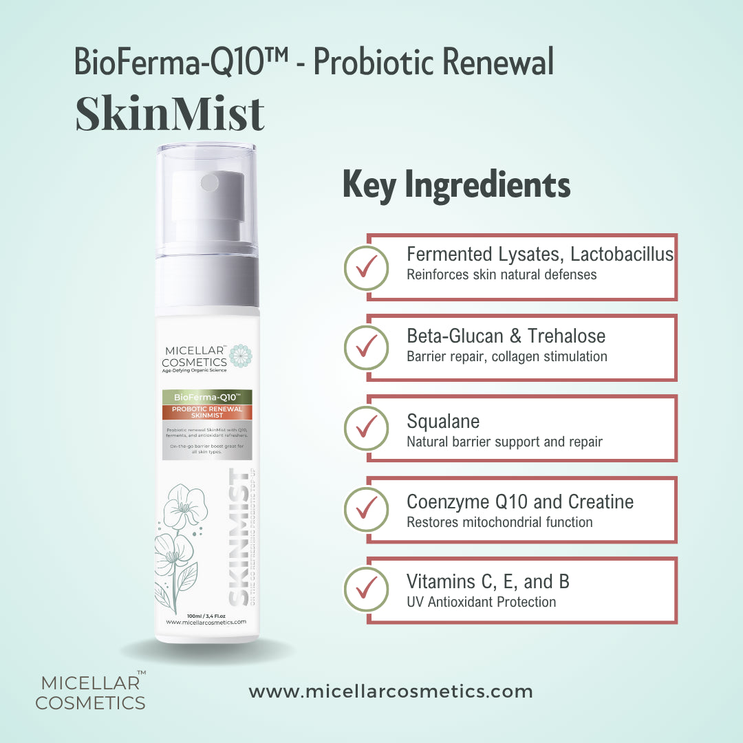 Micellar Cosmetics™ BioFerma SkinMist – Probiotic Skin Strengthening Mist 100ml