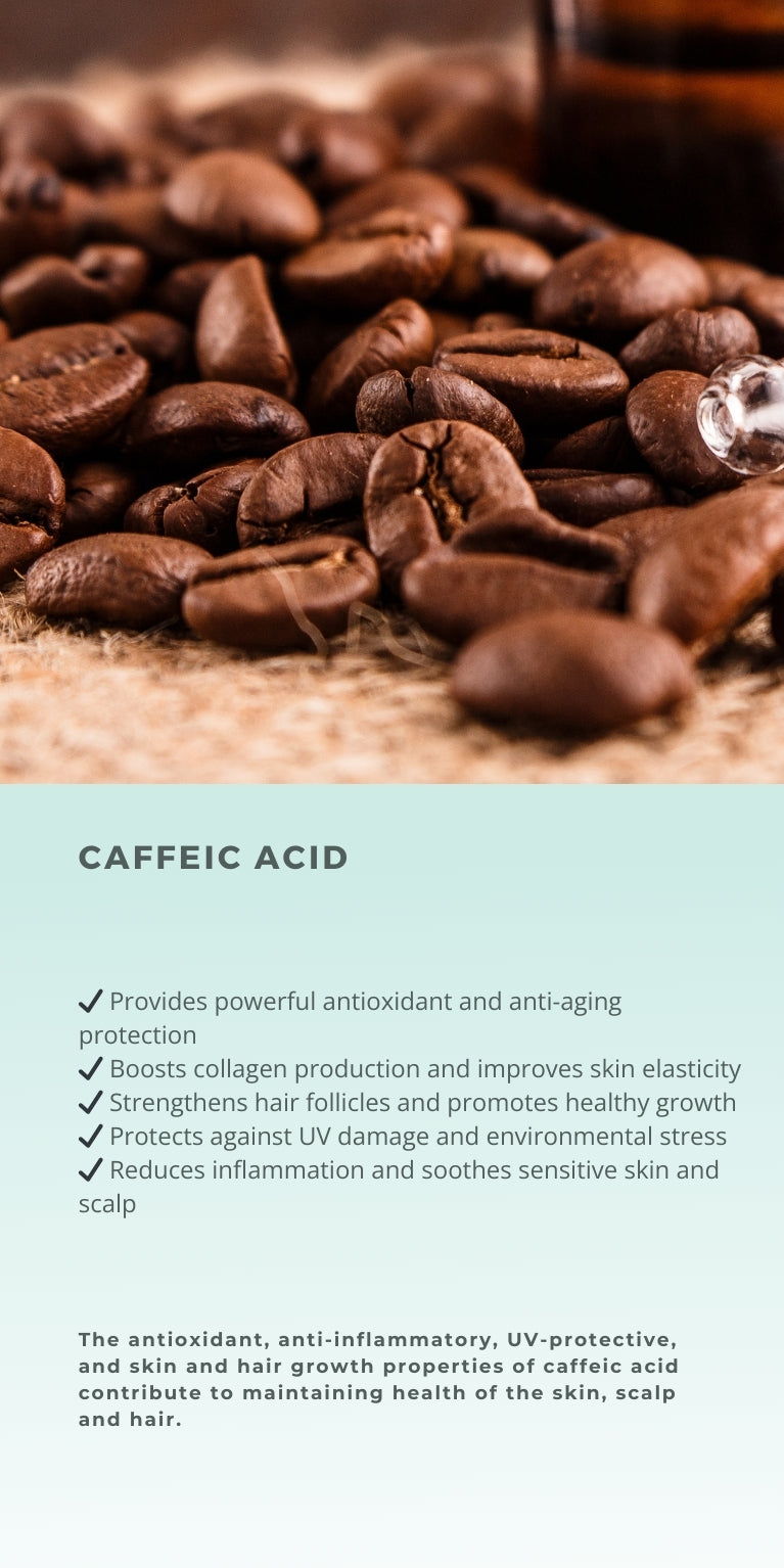 benefits of caffeic acid for hair